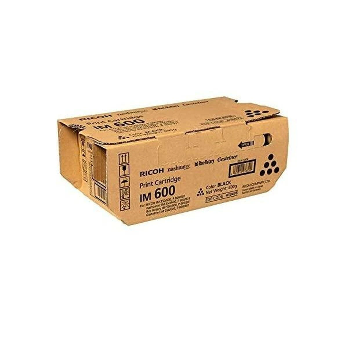 Ricoh IM 600 (418478) Lazerinė kasetė, Juoda