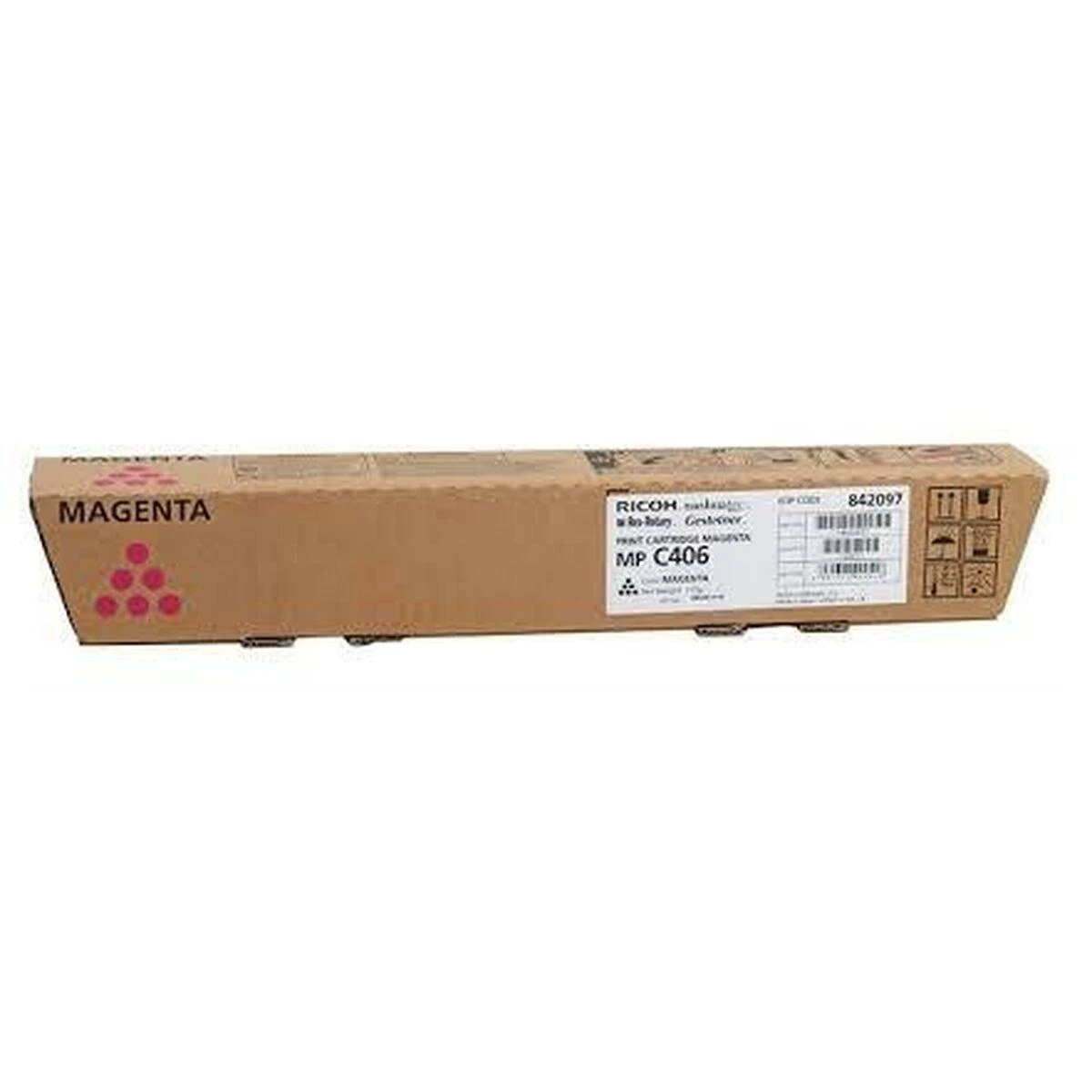 Ricoh MP C406 (842097) Lazerinė kasetė, Purpurinė