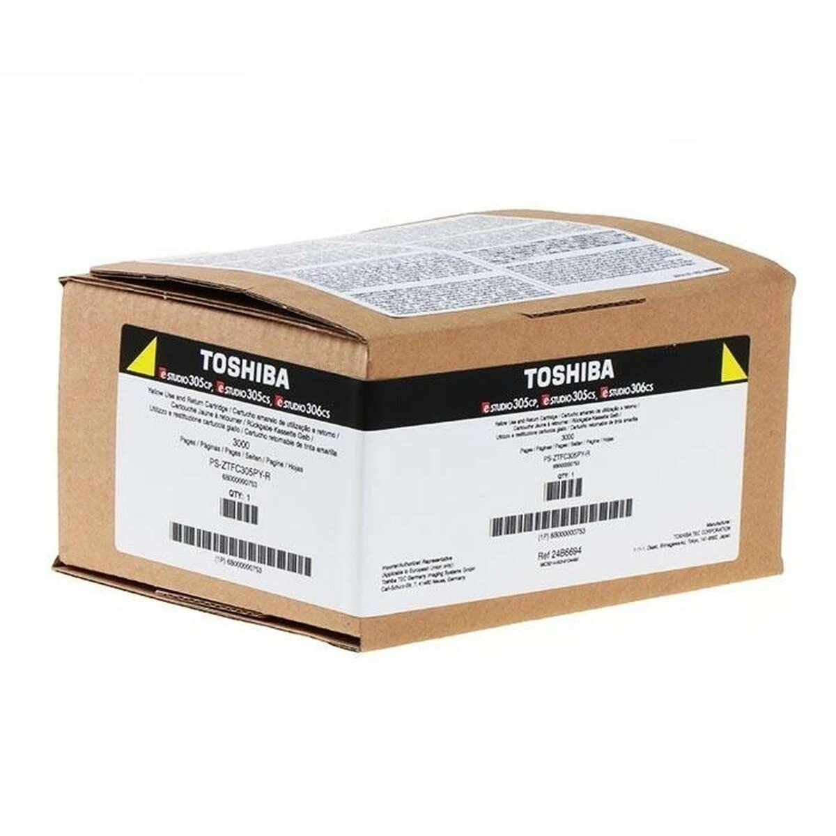 Toshiba T-305PY-R (6B000000753), geltona kasetė