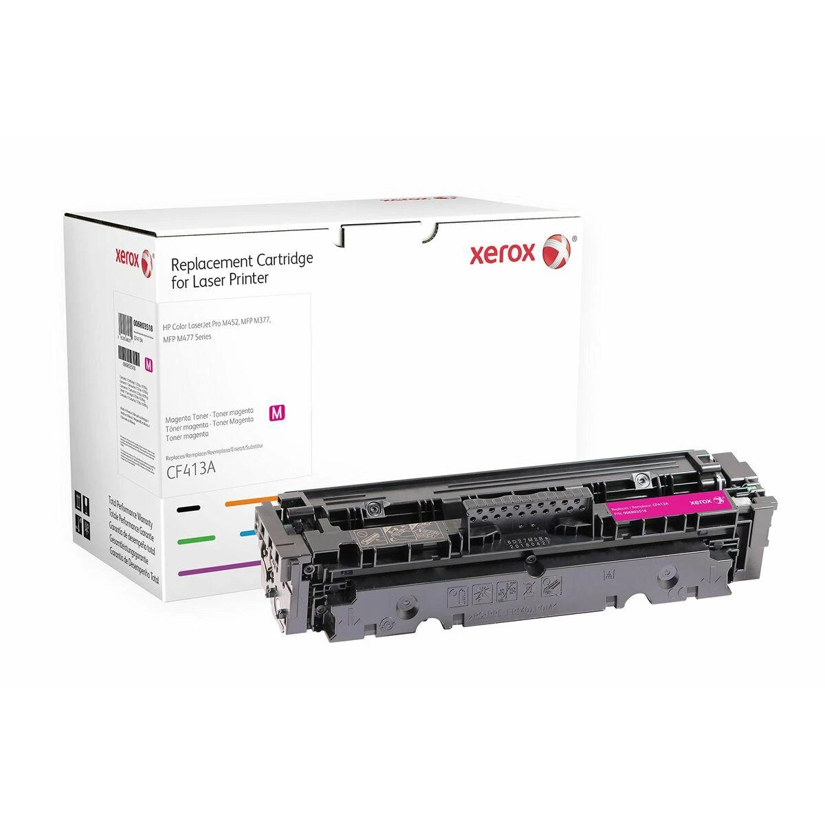 „Xerox“ alternatyvūs dažai, skirti HP LaserJet Pro M452, M477 Color with chip (CF413A) 2300str. Magenta – alternatyva