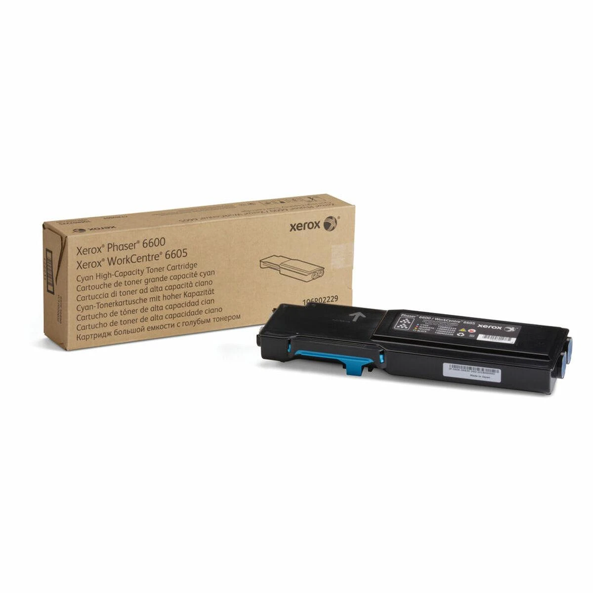 Xerox originalus toneris 106R02229, žalsvai mėlynas, 6000s, skirtas Europos rinkai, didelės talpos