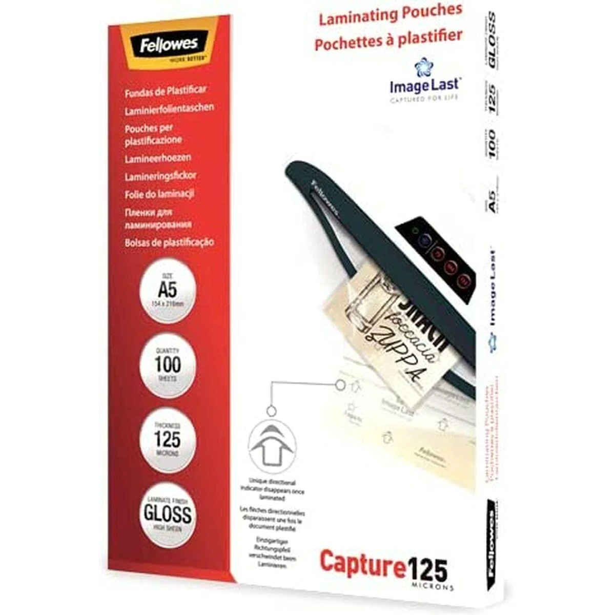FELLOWES IL LAMINAVIMO KOMPLEKTIS A5 125MIC 100PK