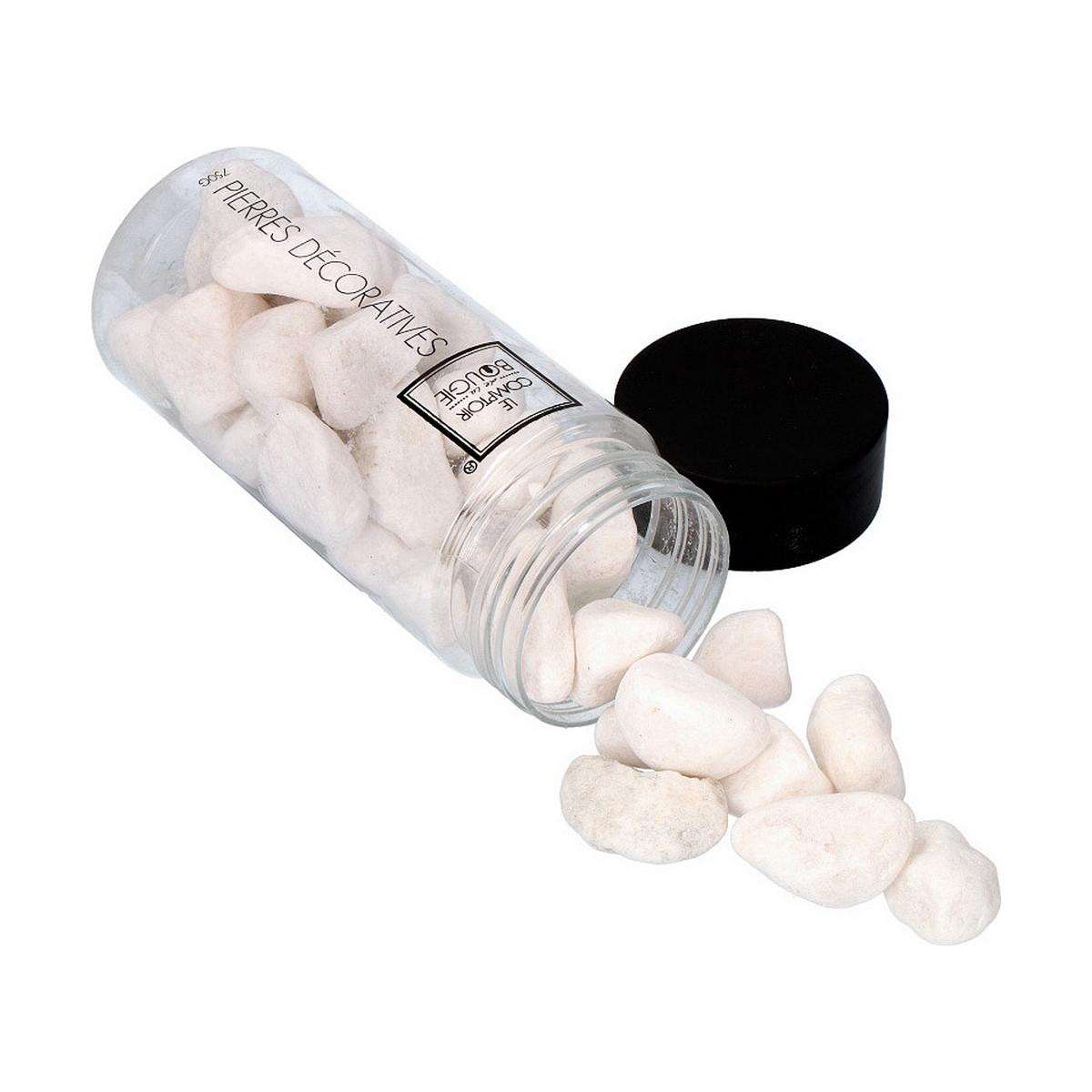 Atmosphera PIERRE DÉCO dekoratyviniai akmenys, 750 g, balti