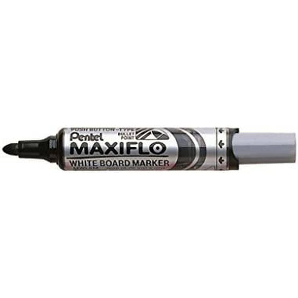 Žymeklis baltai lentai PENTEL MAXIFLO, 6,0mm. juoda