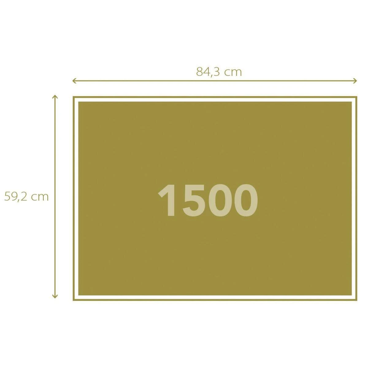 Clementoni Dėlionė 1500 vnt. - Babelio bokštas