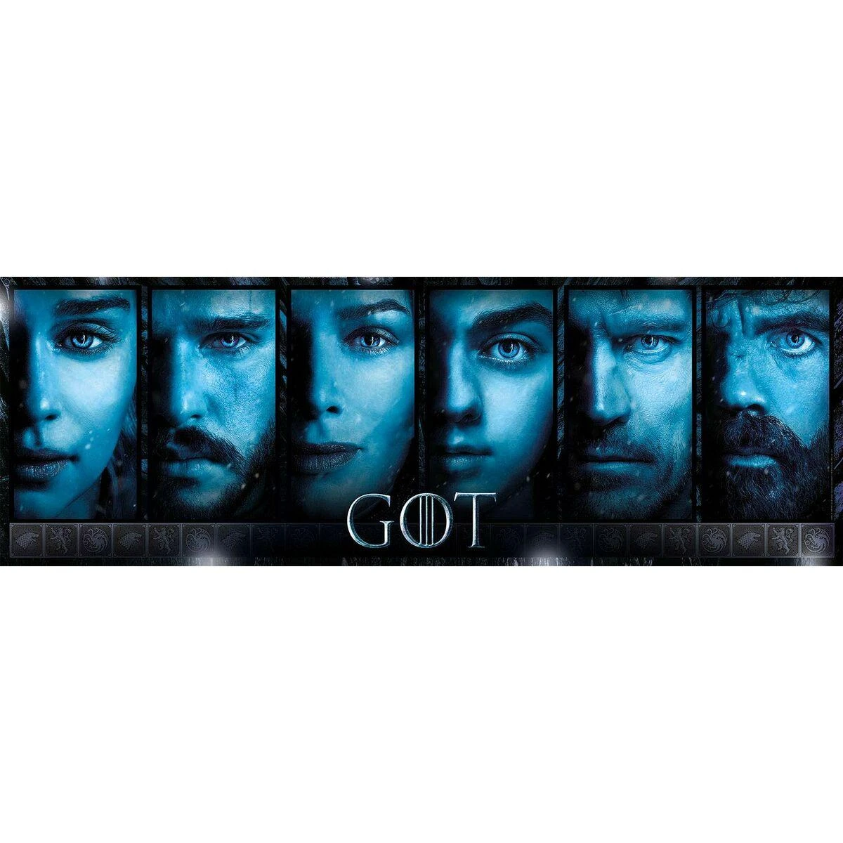 Clementoni Dėlionė 1000 vnt. - Sostų karai (Game of Thrones)