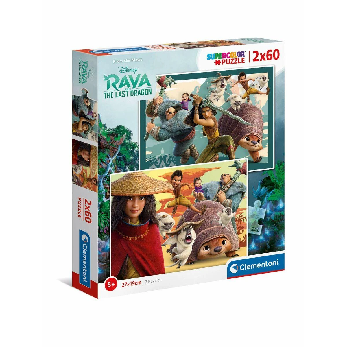 Clementoni Dėlionė 2x60 vnt. - Raya