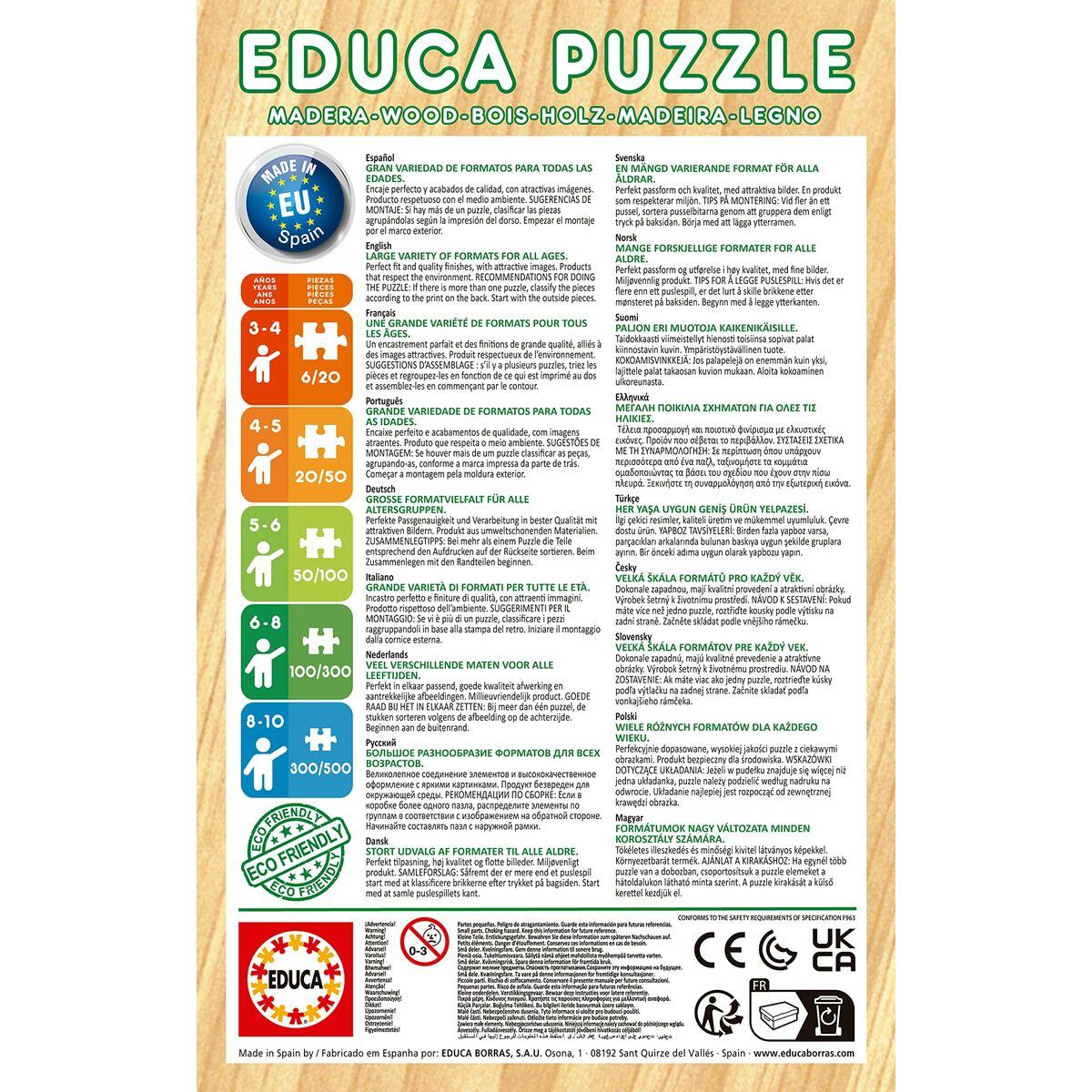 Educa dėlionė 2x25 vnt. - Peliukas Mikis ir draugai