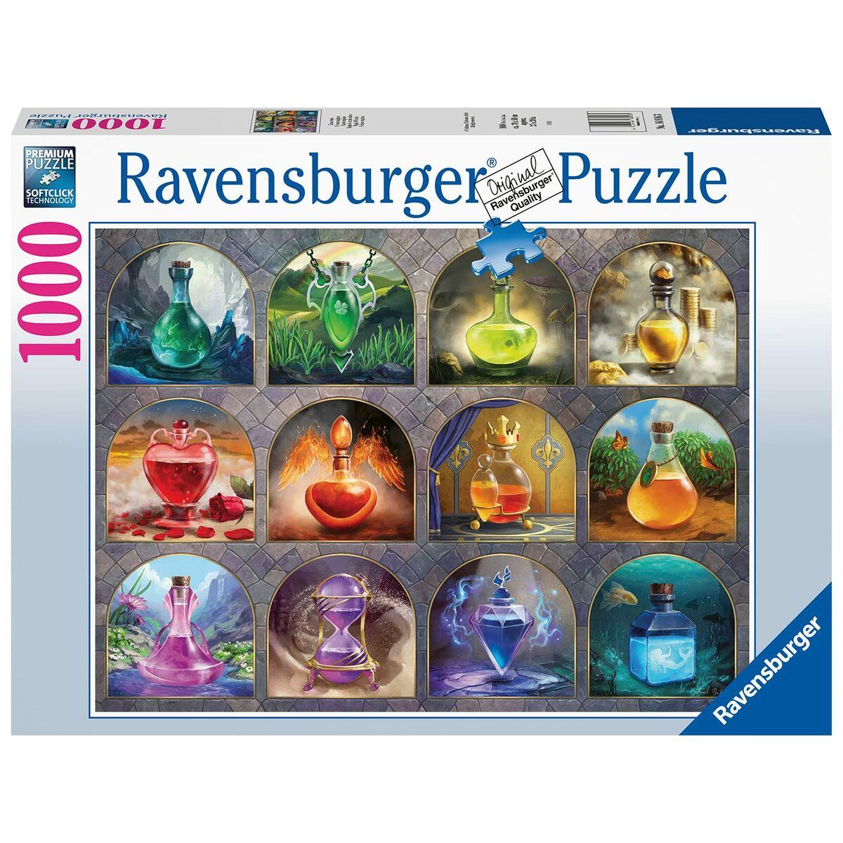 Ravensburger "2D" Dėlionė 1000 vnt. - Stebuklingi eliksyrai