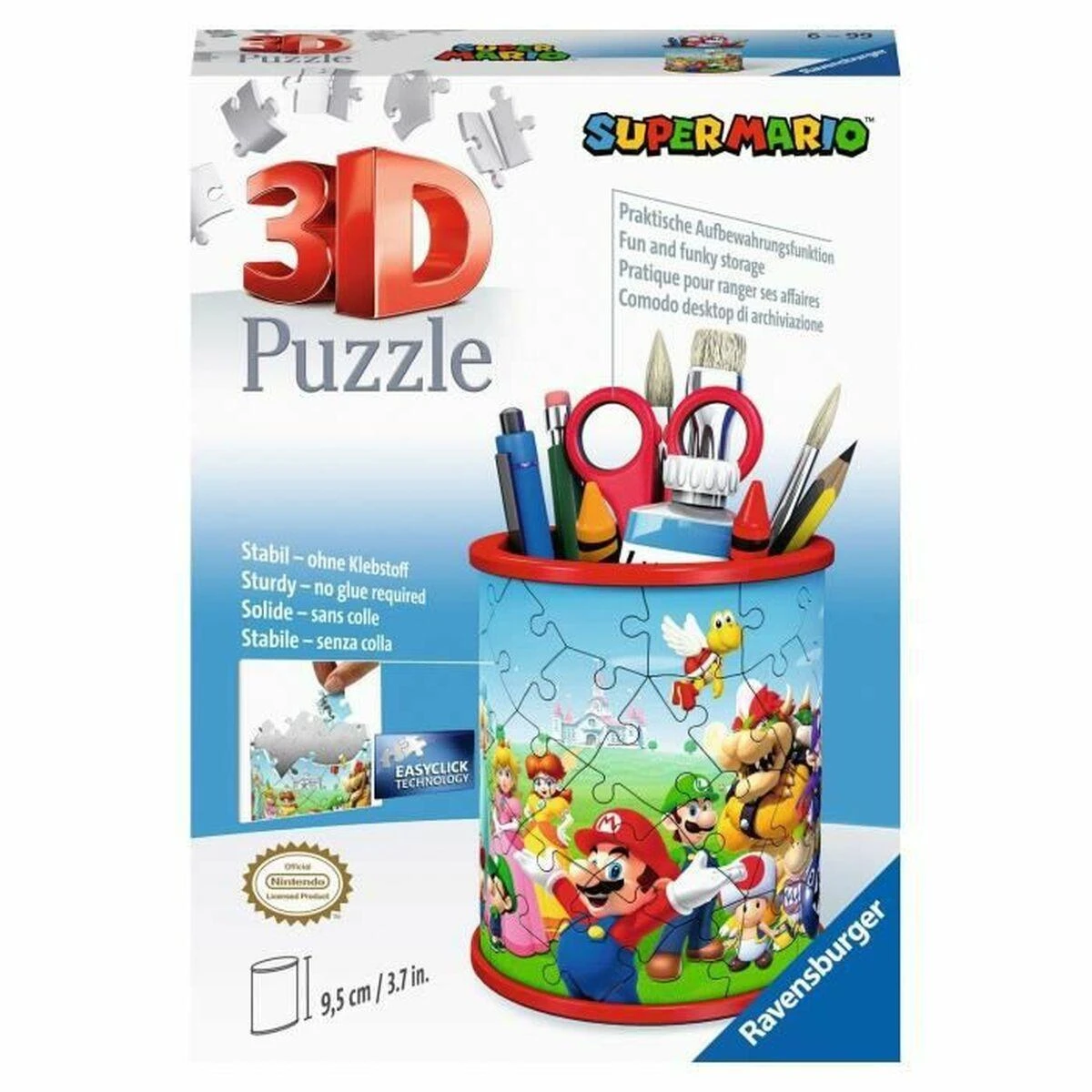 Ravensburger "3D" Dėlionė 54 vnt. - Super Mario pieštukinė