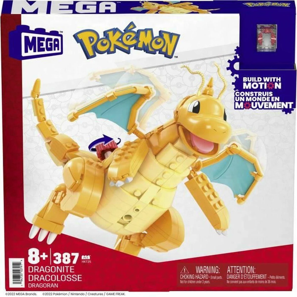 Mattel „Mega Construx Pokemon“ rinkinys „Dragonite“