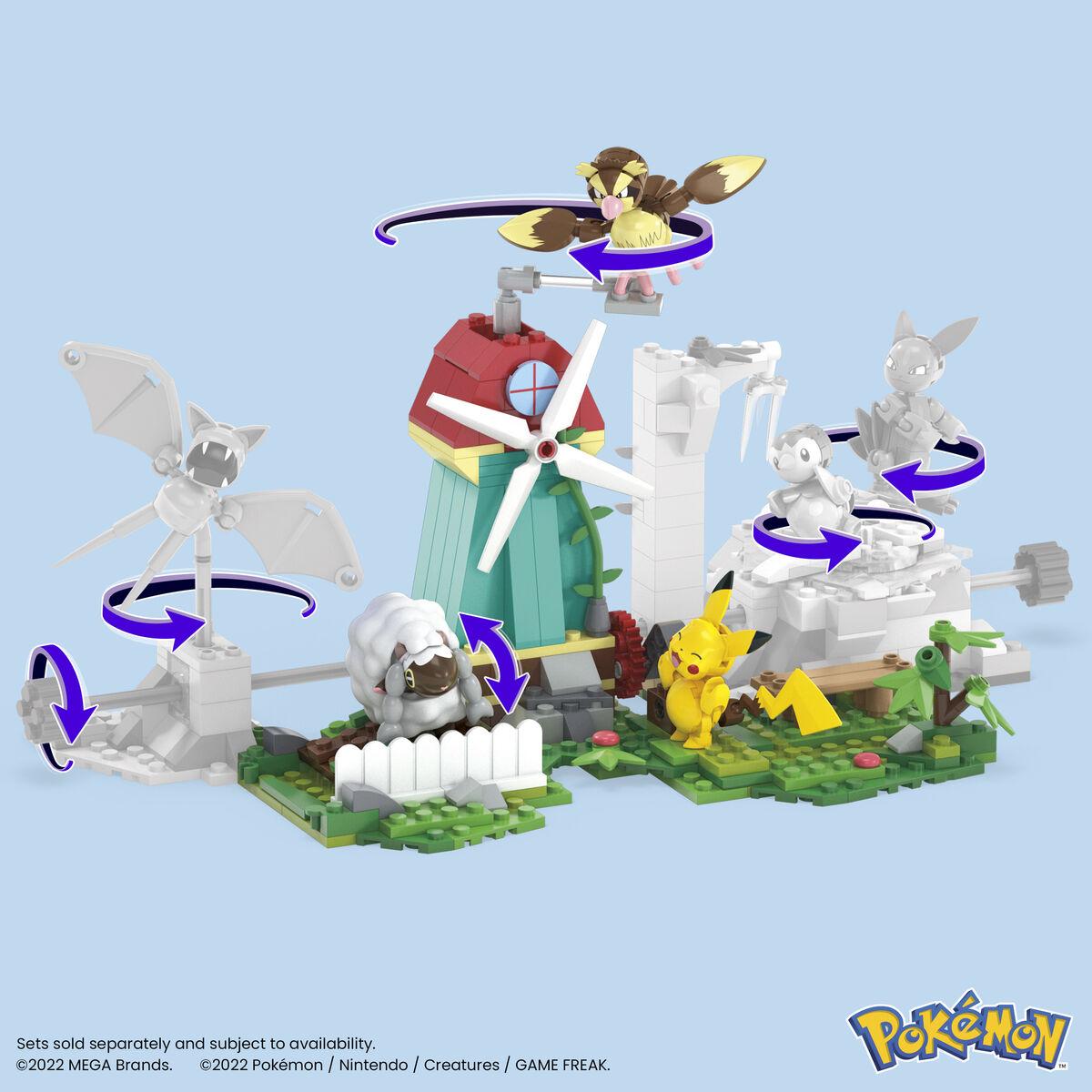 Mega Bloks „Mega Construx Pokemon“ rinkinys „Vėjuotas kaimas“