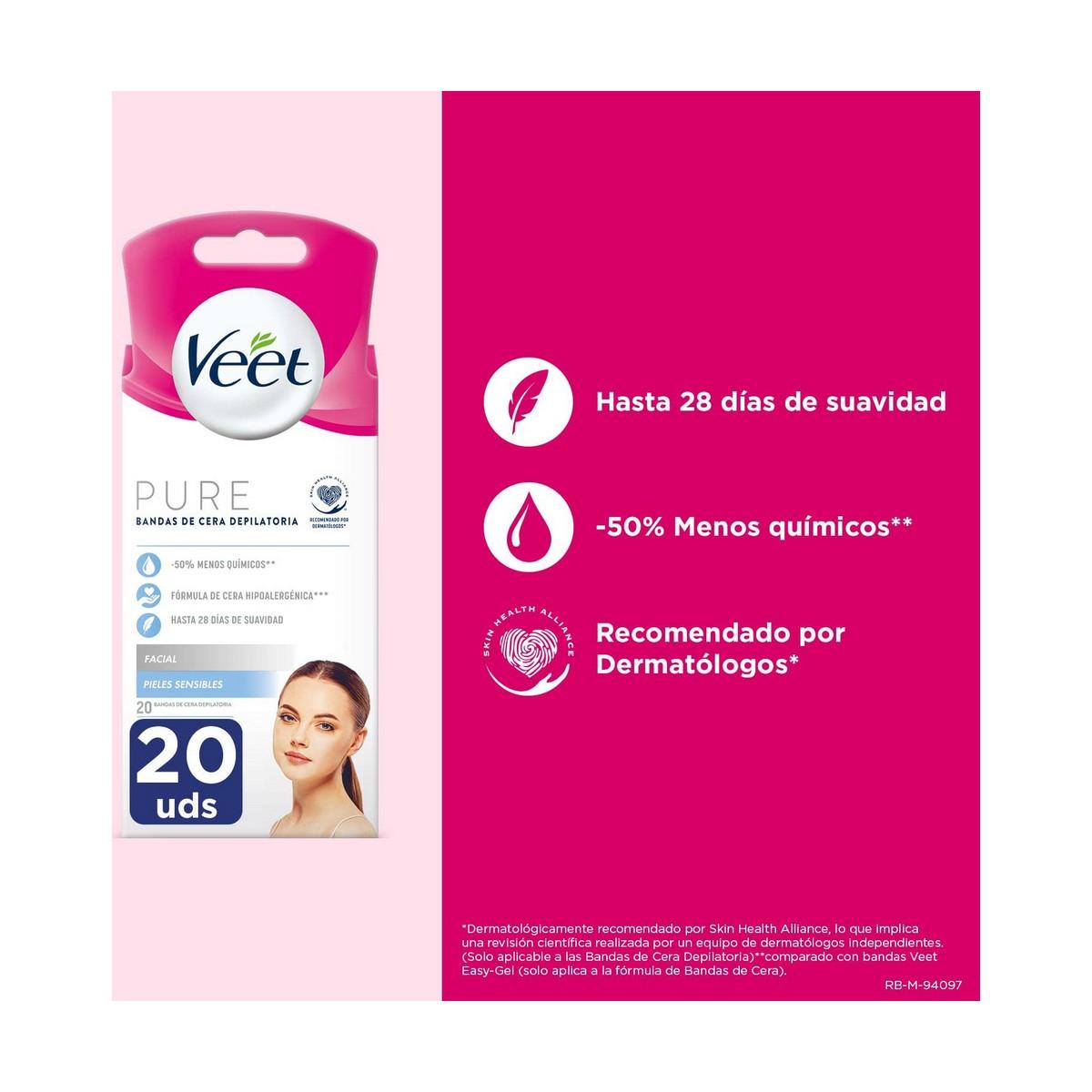 Veet C Fria 20h Pure P-Sensible susideda iš procedūros