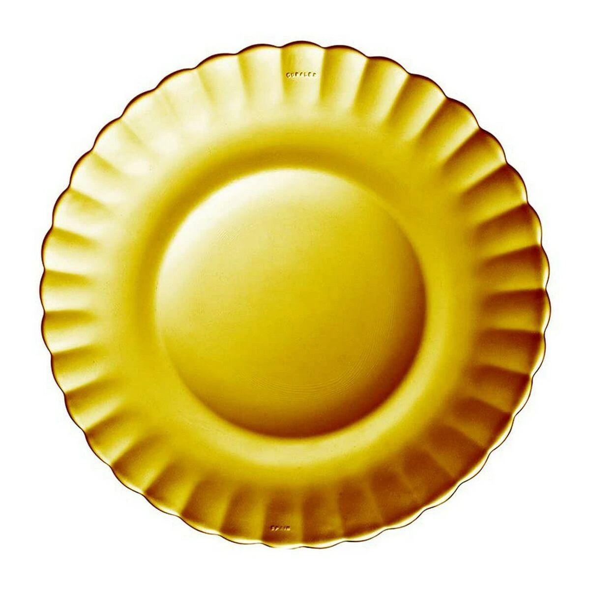 Duralex desertinė lėkštė PICARDIE AMBER oranžinė dia. 205 mm - kompleksinis 6 vnt.