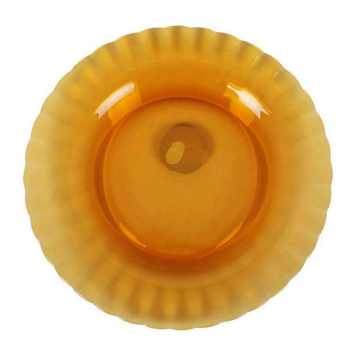 Duralex desertinė lėkštė PICARDIE AMBER oranžinė dia. 205 mm - kompleksinis 6 vnt.