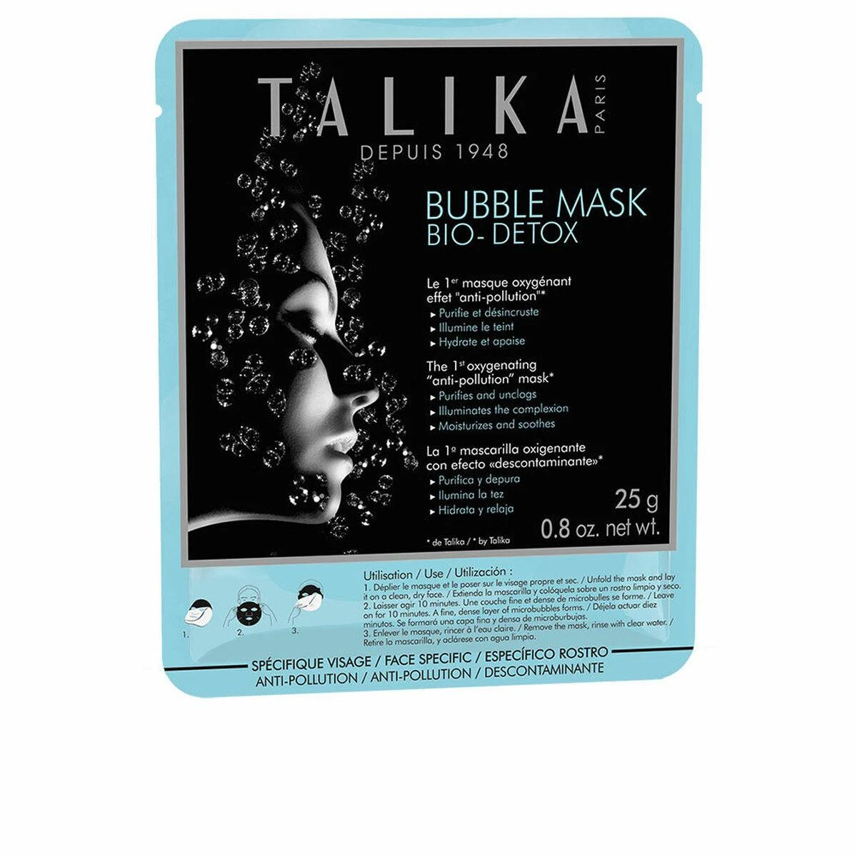 "Talika" burbulų kaukė "Bio Detox" 25g