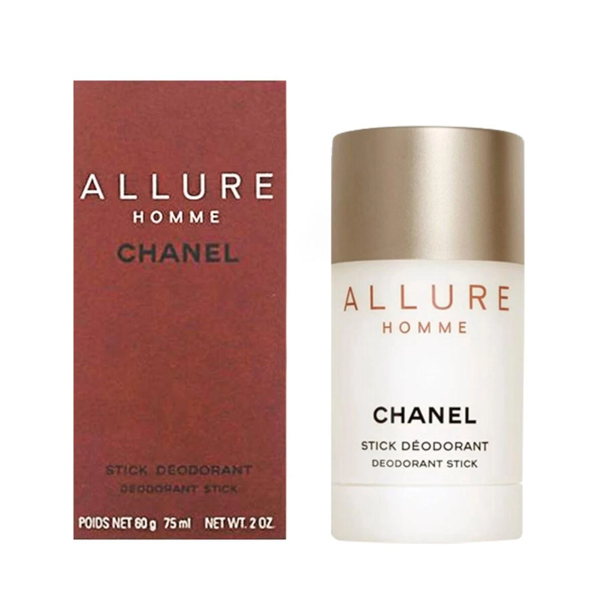 Chanel Allure Homme dezodorantas su tamsia pakuote