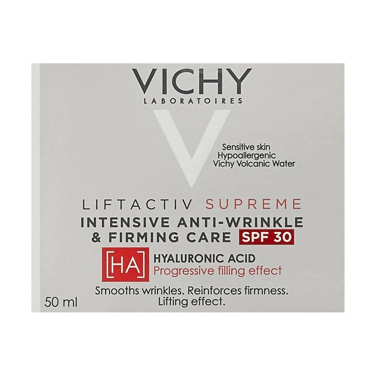 "Vichy Lifactiv Supreme HA Spf30 stangrinamasis veido kremas 50ml