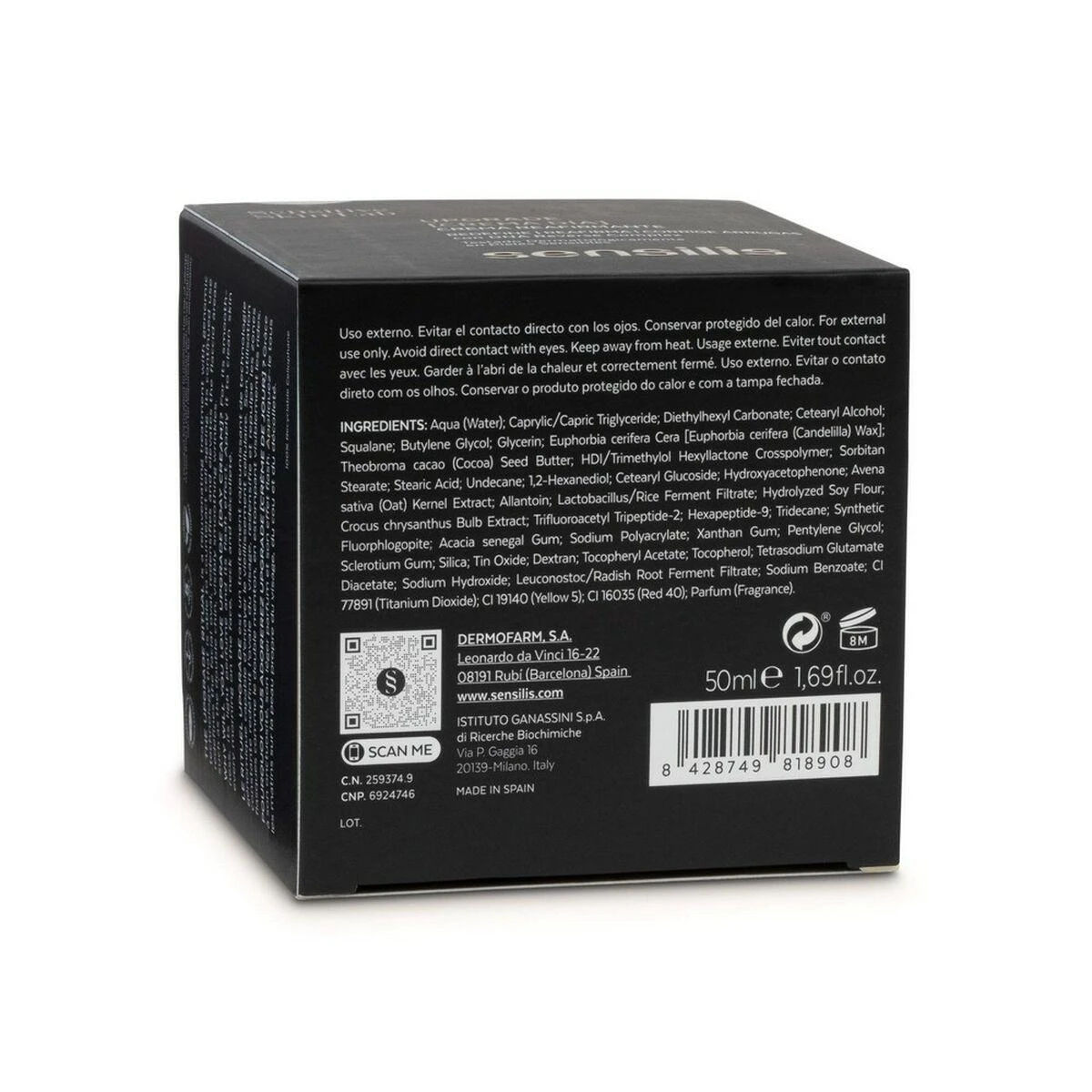 "Sensilis Upgrade" dieninis kremas 50ml