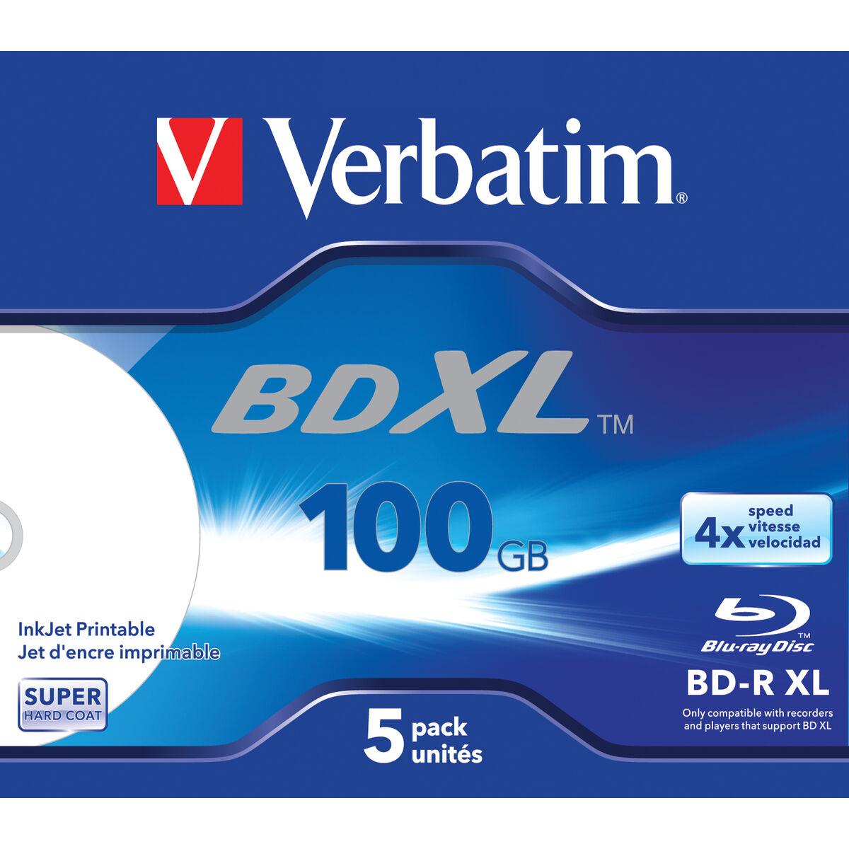 Verbatim 43789 neįrašytas „Blu-Ray“ diskas BD-R 100 GB 5 vnt