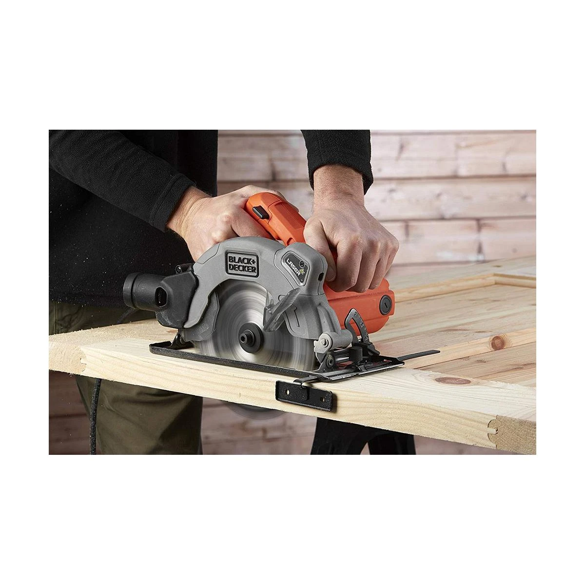Elektrinis diskinis pjūklas CS1250L 190 mm 1250W, Black & Decker