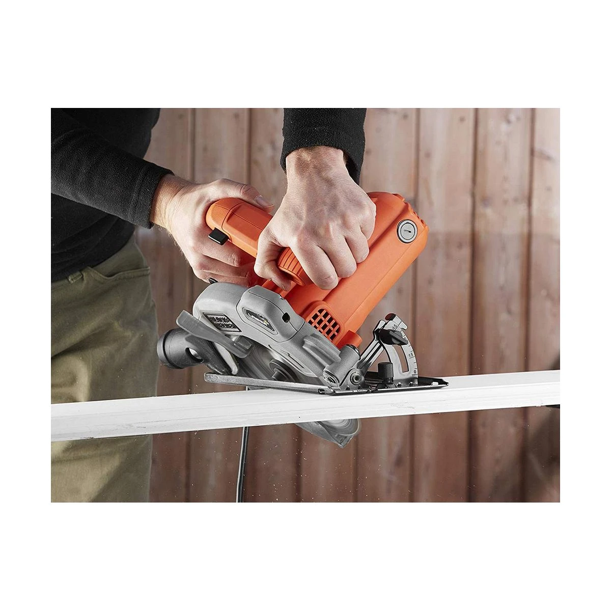 Elektrinis diskinis pjūklas CS1250L 190 mm 1250W, Black & Decker