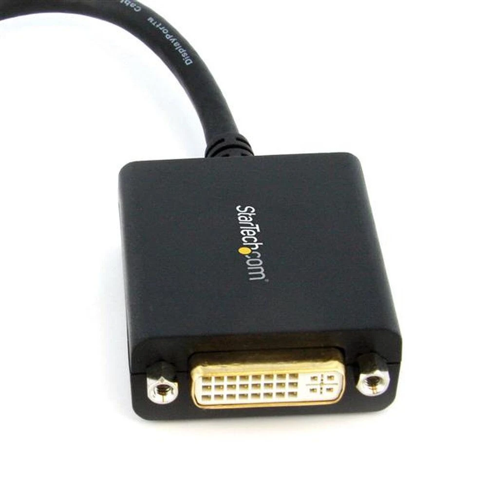 StarTech.com DP2DVI2 vaizdo kabelio adapteris 0,152 m DisplayPort DVI-I Juoda
