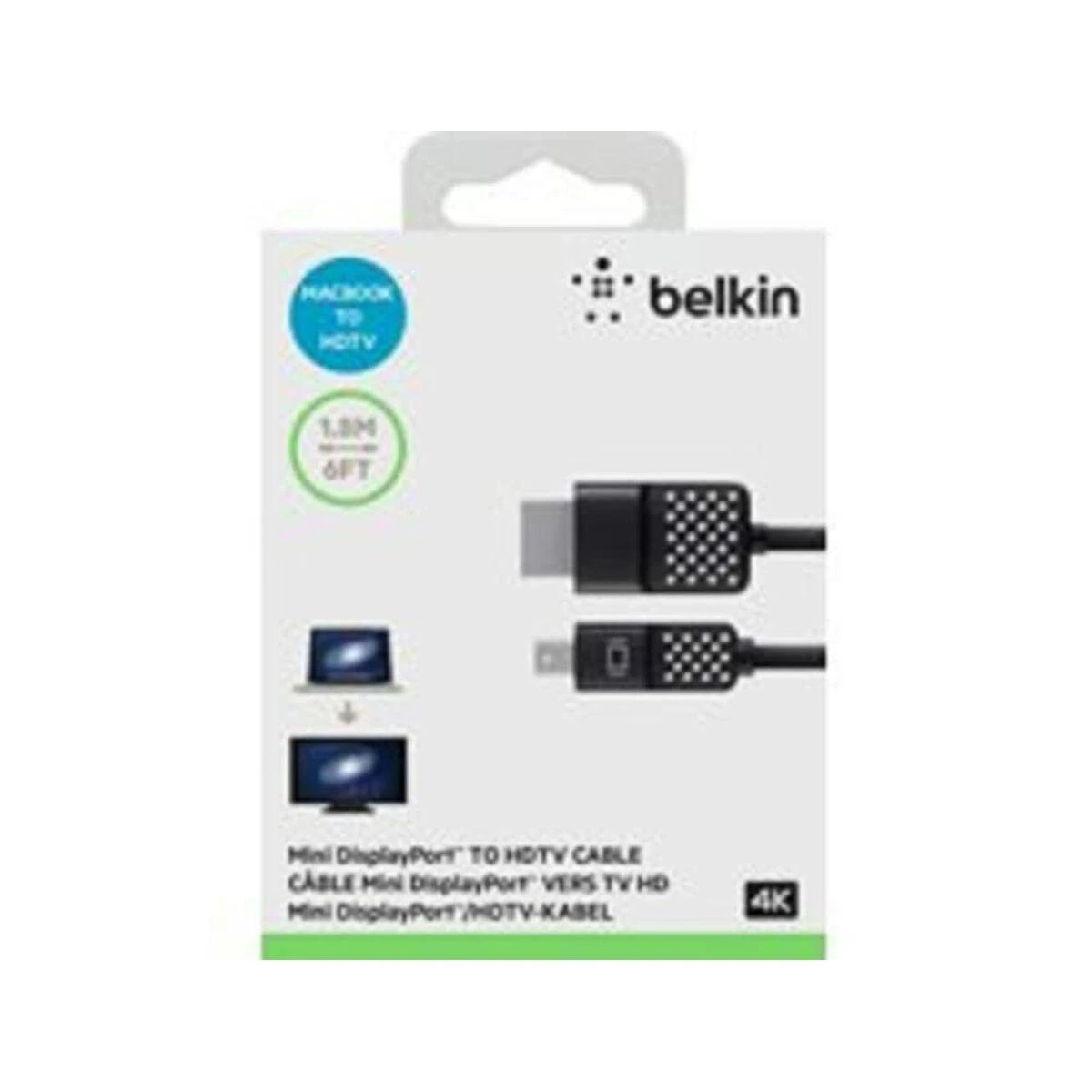 Belkin Mini DisplayPort į HDMI laidas pakuotėje