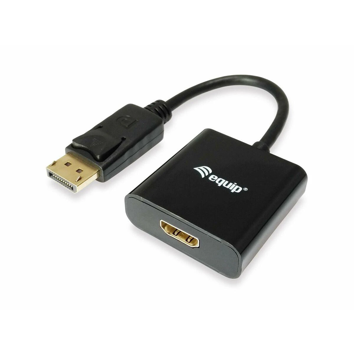 Equip aprūpinti 133438 adapteriu DisplayPort su HDMI DisplayPort kištuku į HDMI lizdą juoda