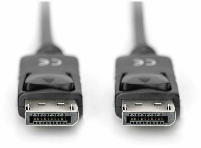 Assmann Electronic DIGITUS jungties kabelis DisplayPort M/M 10.0m su blokavimu Full HD 1080p