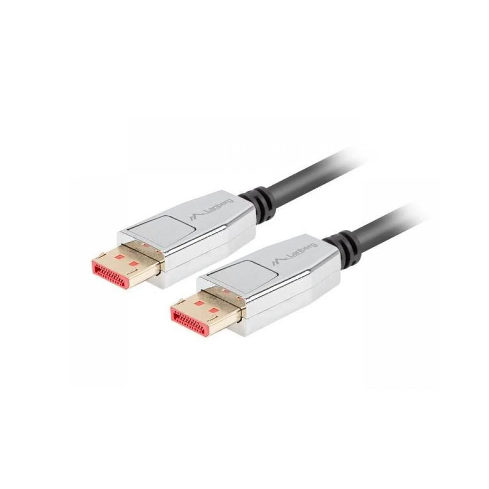 LANBERG DisplayPort M/M laidas 20 PIN v1.4 1m 8K juodas