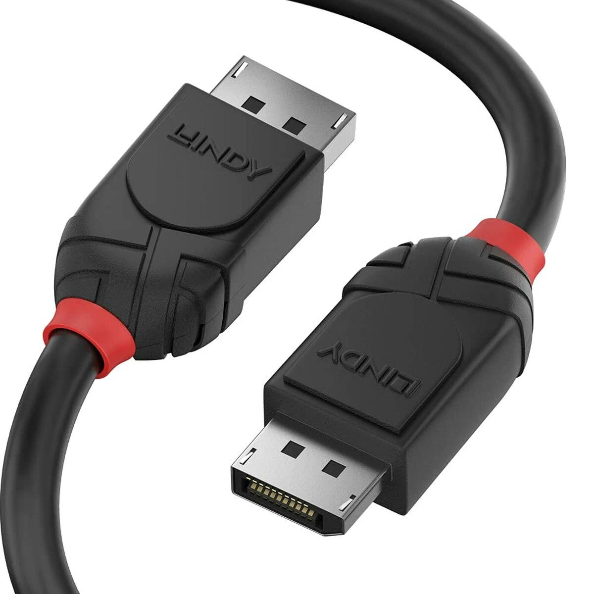 Kabelis  CABLE DISPLAY PORT 0.5M/Juodas 36490 LINDY