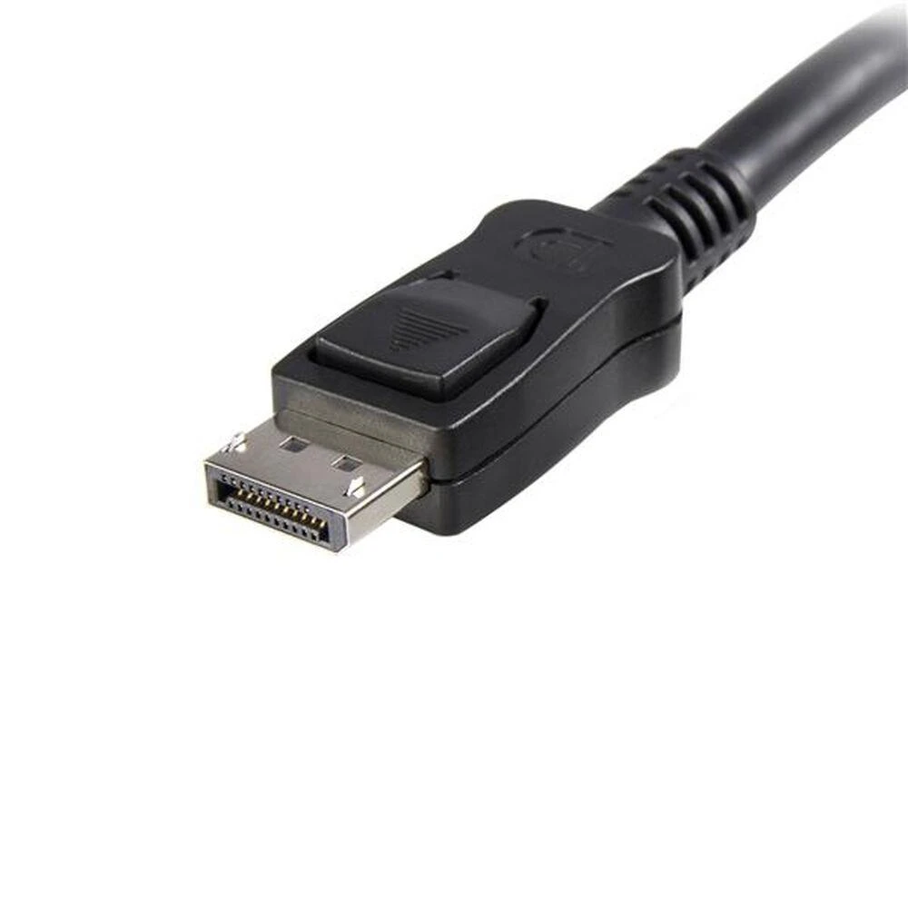 DisplayPort jungtis su fiksavimo mechanizmu