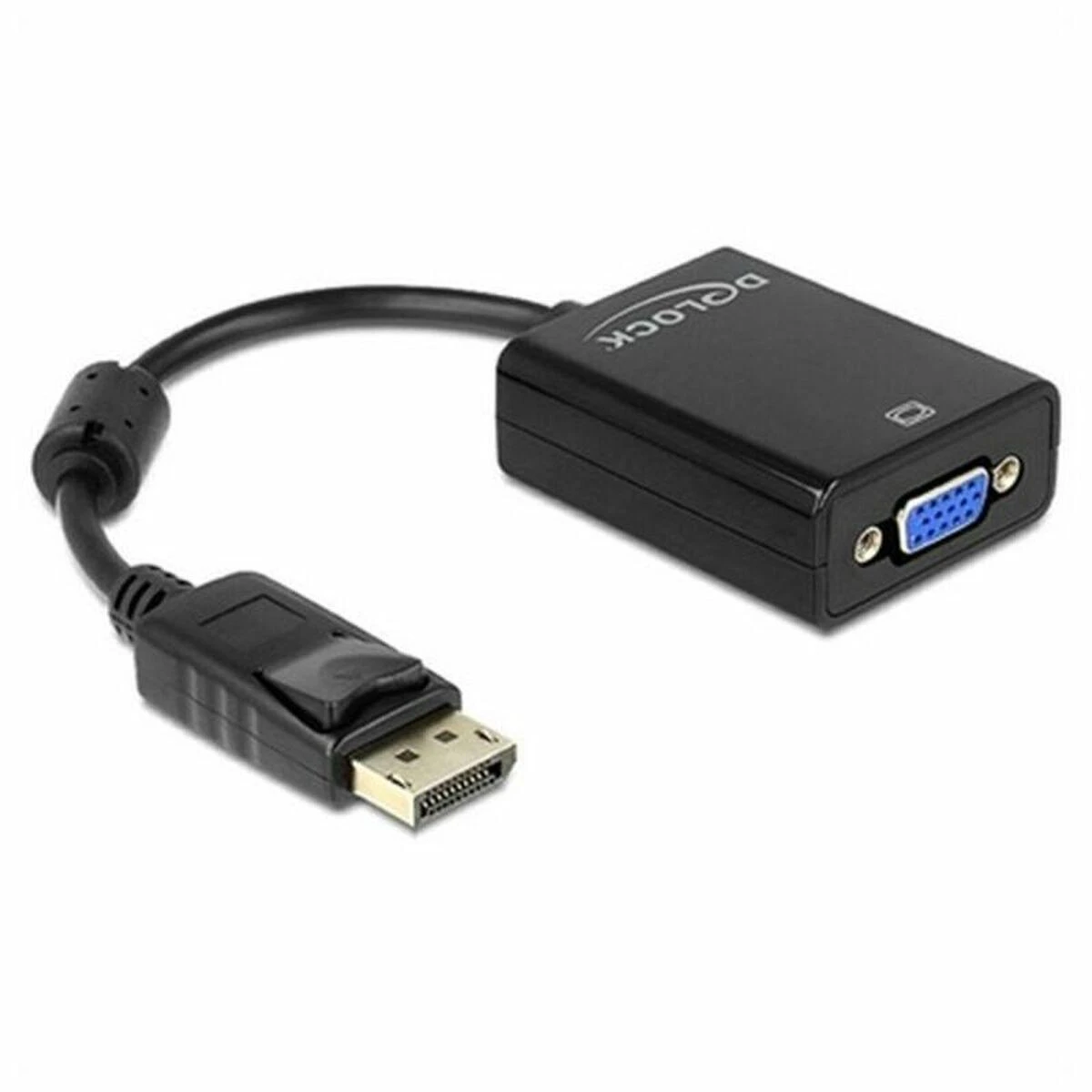DELOCK Adapteris DP-St > VGA-Bu 22.5cm juodas