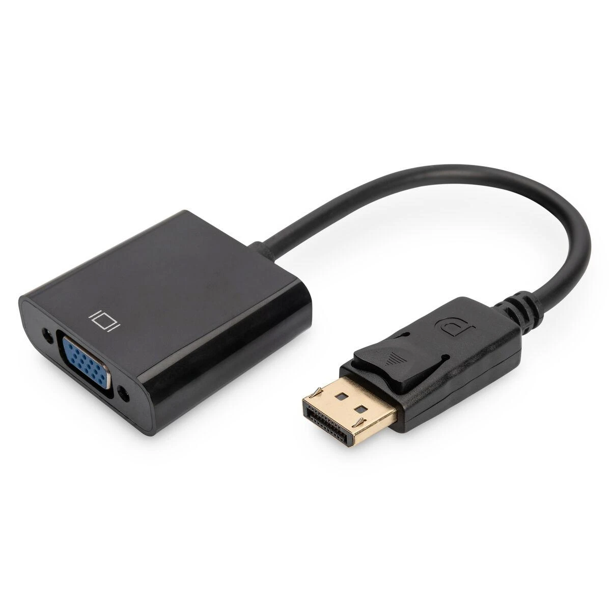 Assmann Electronic DIGITUS adapterio kabelio ekranasPortas VGA HD15 0,15m AWG28 2x ekranuotas