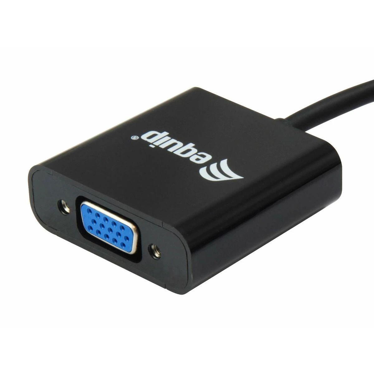 Equip aprūpinti 133435 adapteriu DisplayPort prie VGA DipslayPort kištukinis VGA lizdas 0,15 m juodas