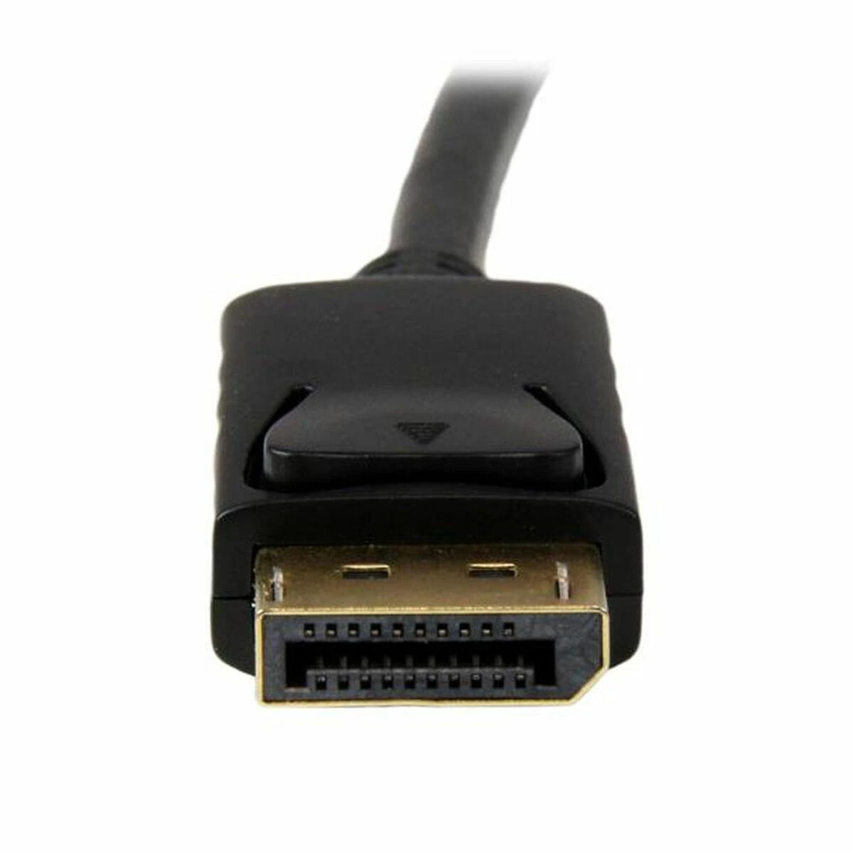 DisplayPort kabelio jungtis iš arti