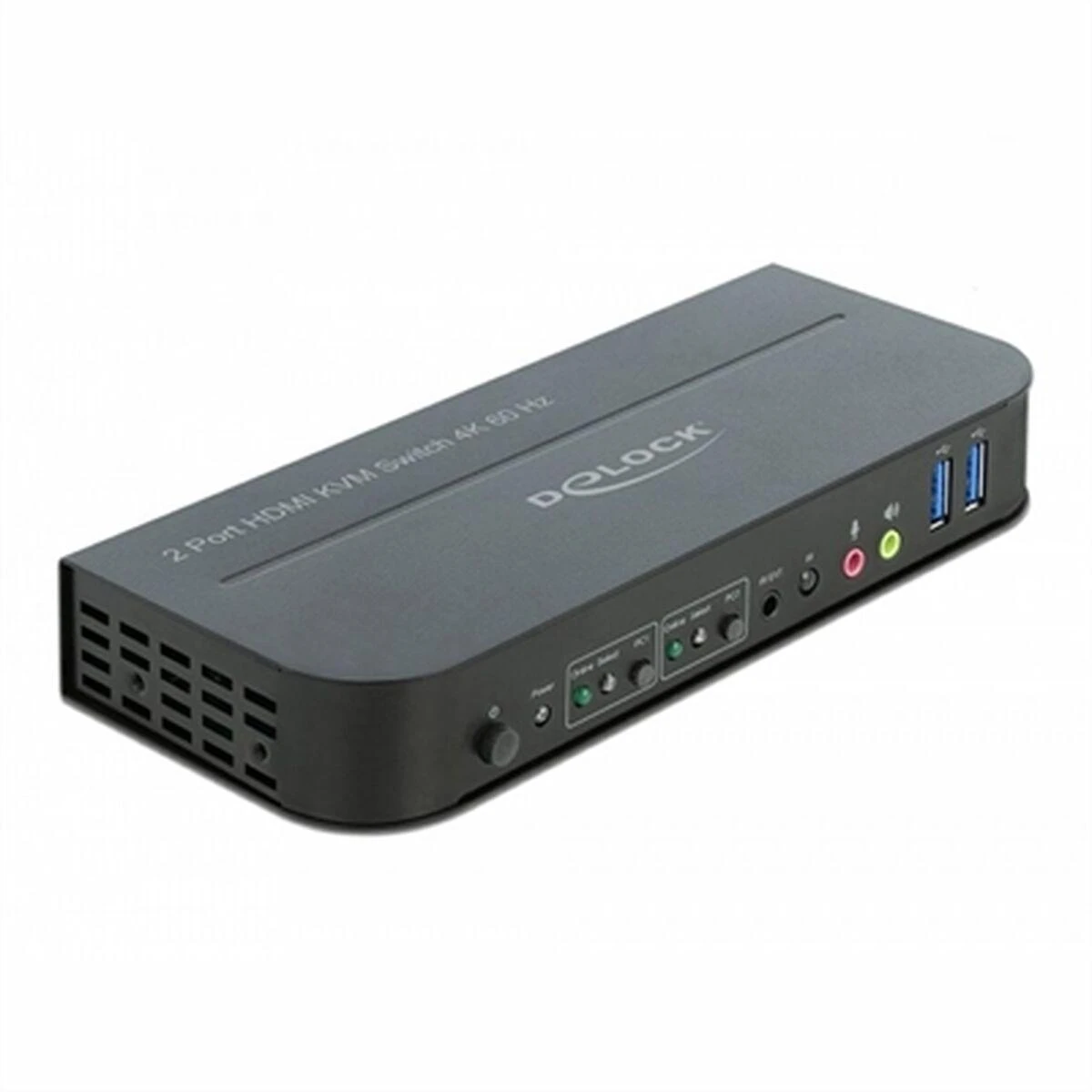 Delock HDMI KVM jungiklis 4K 60 Hz su USB 3.0 ir garsu