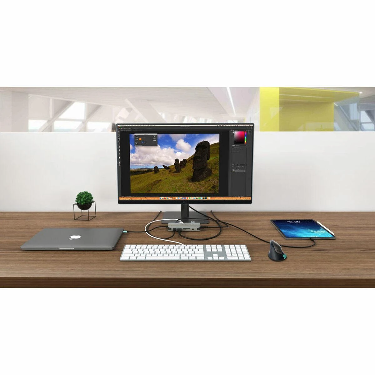 I-tec Metal C31NANODOCKVGAPD knyginių kompiuterių dokas / jungčių replikatorius Vielinis USB 3.2 Gen 1 (3.1 Gen 1) Type-C Sidabras
