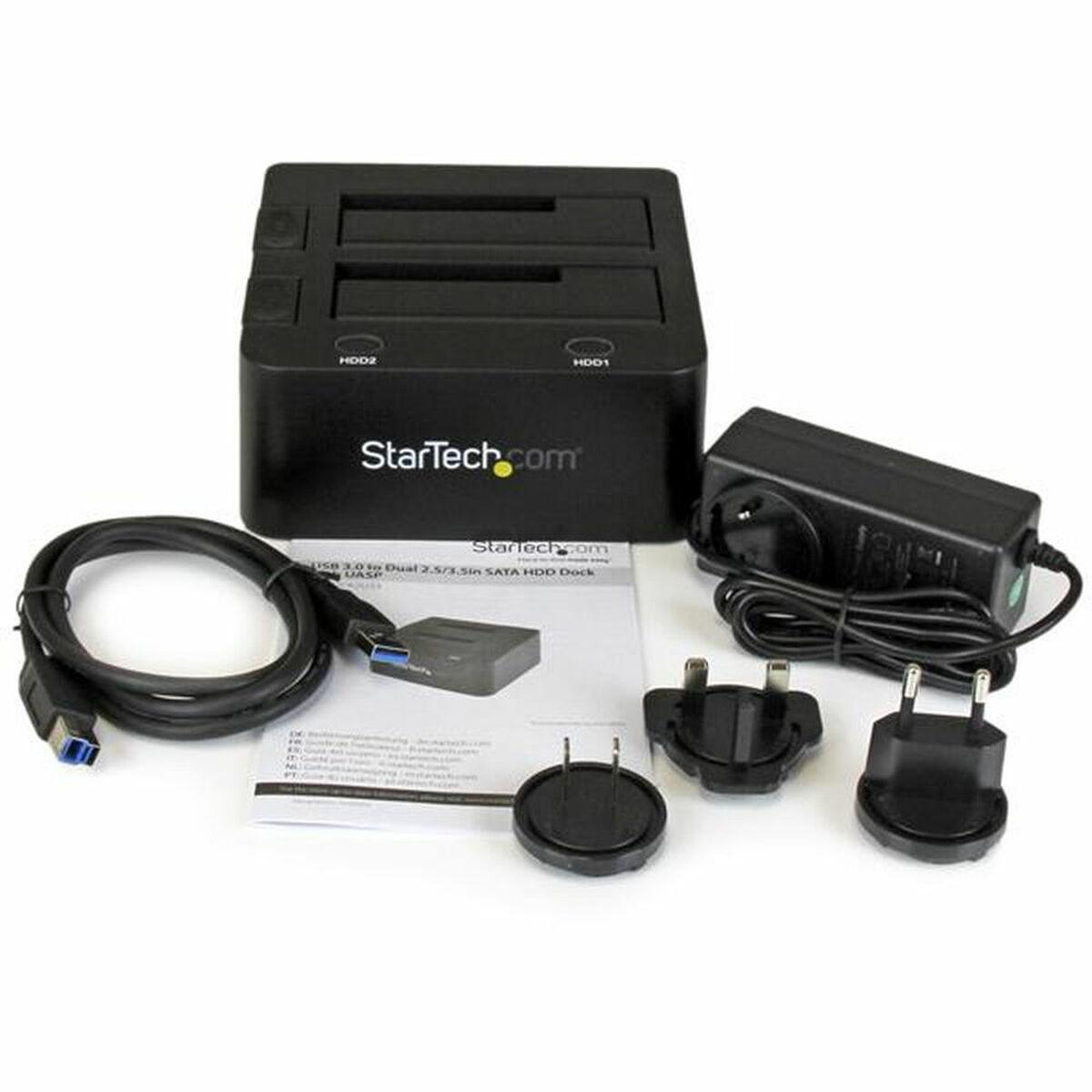 Kietasis diskas Doko stotelė StarTech 2.5/3.5'' SATA - USB 3.2 Gen 1 (SDOCK2U33)