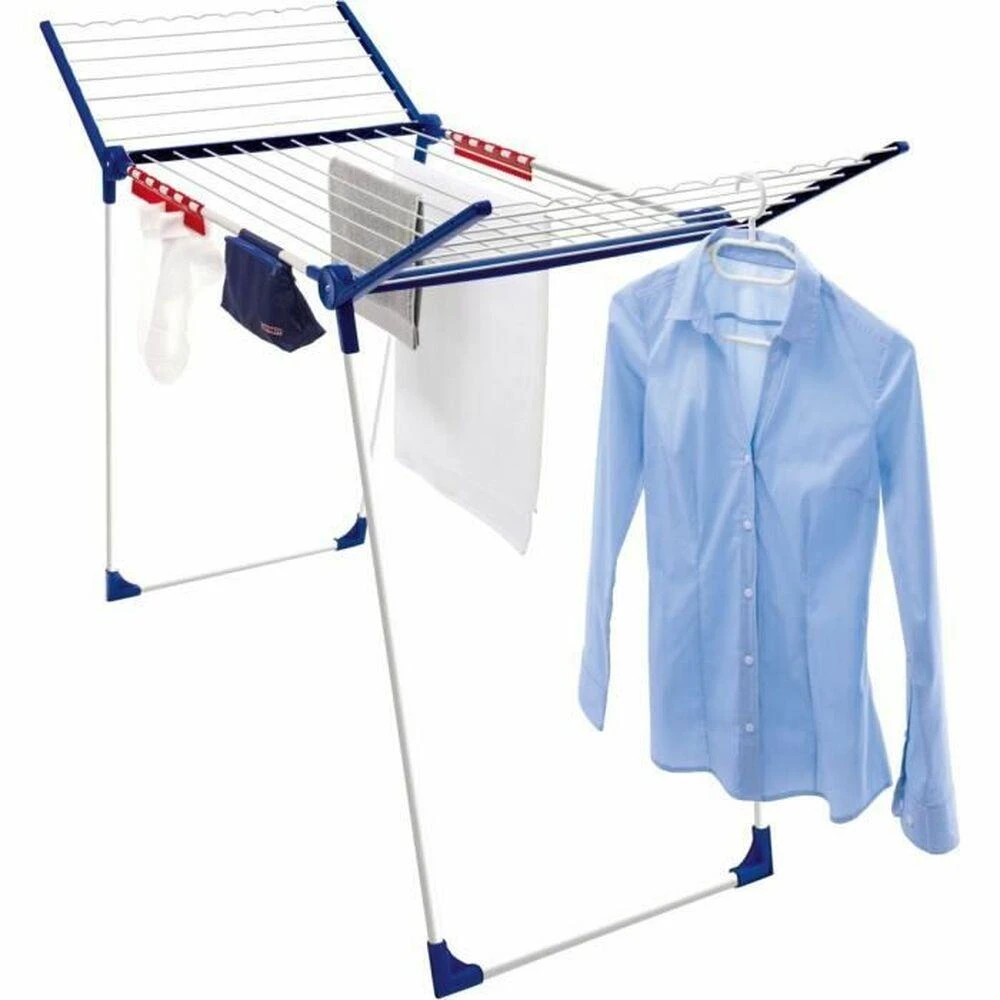 Leifheit Pegasus 200 Comfort Clothes horse wing Mėlyna, Baltas