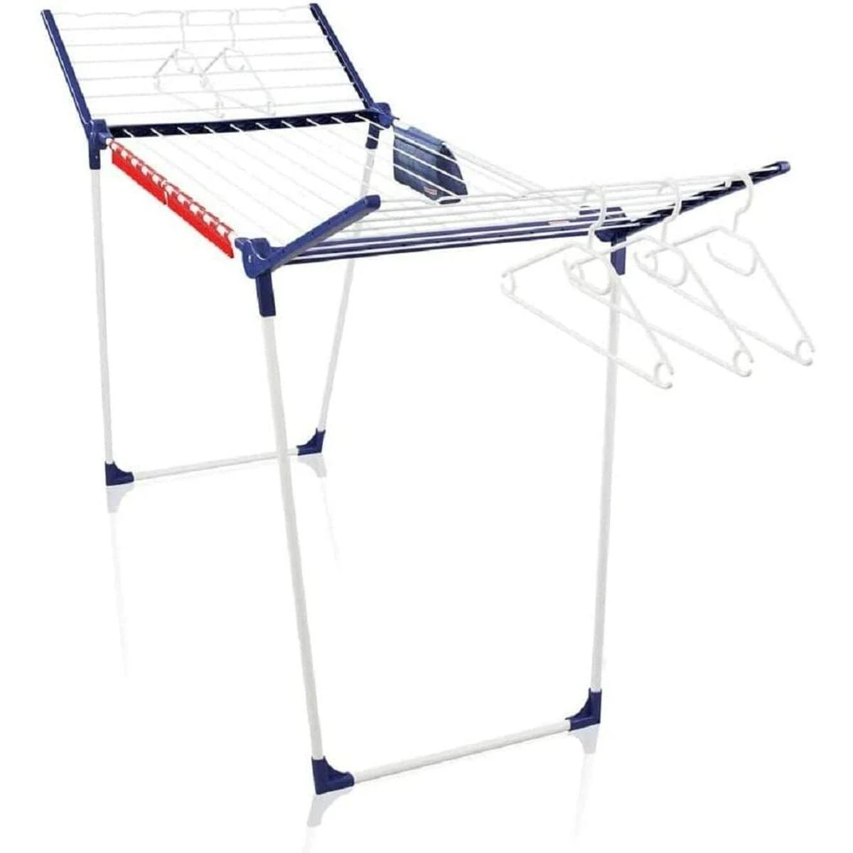 Leifheit Pegasus 200 Comfort Clothes horse wing Mėlyna, Baltas