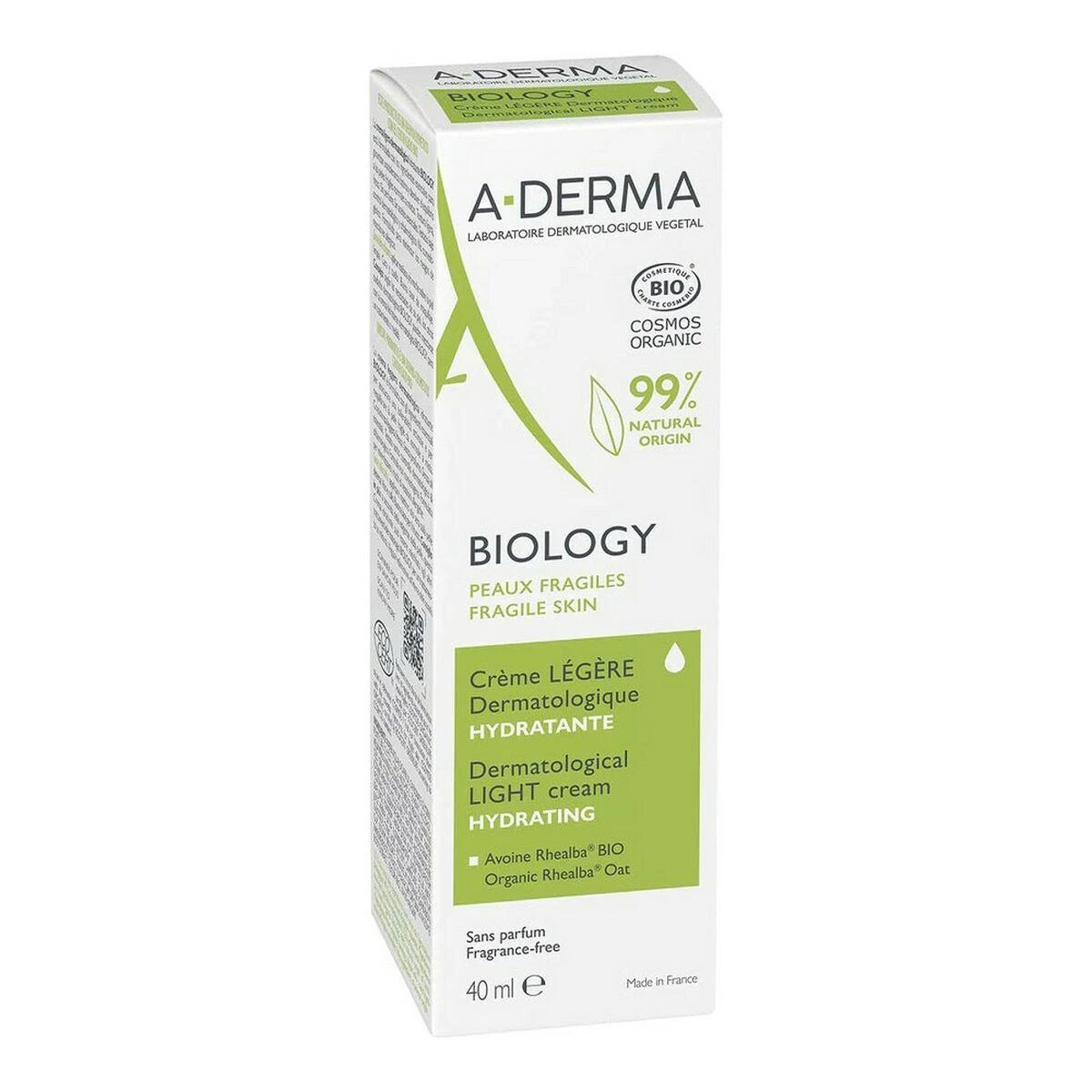 "A-Derma Biology" lengvas drėkinamasis kremas 40ml