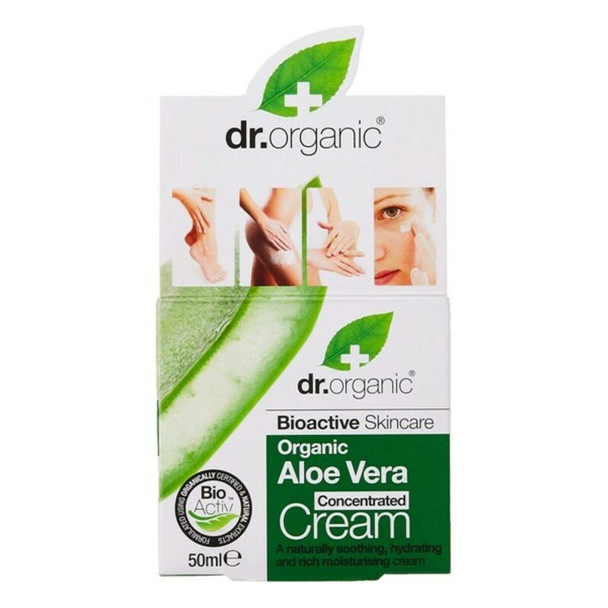 Dr. Organic Aloe Vera koncentruotas kremas 50ml