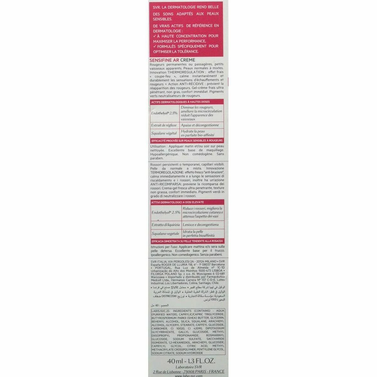 SVR "Sensifine AR" kremas nuo raudonio 50ml