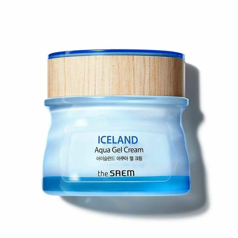 theSaem The Saem Iceland Aqua drėkinamasis gelinis veido kremas-60g
