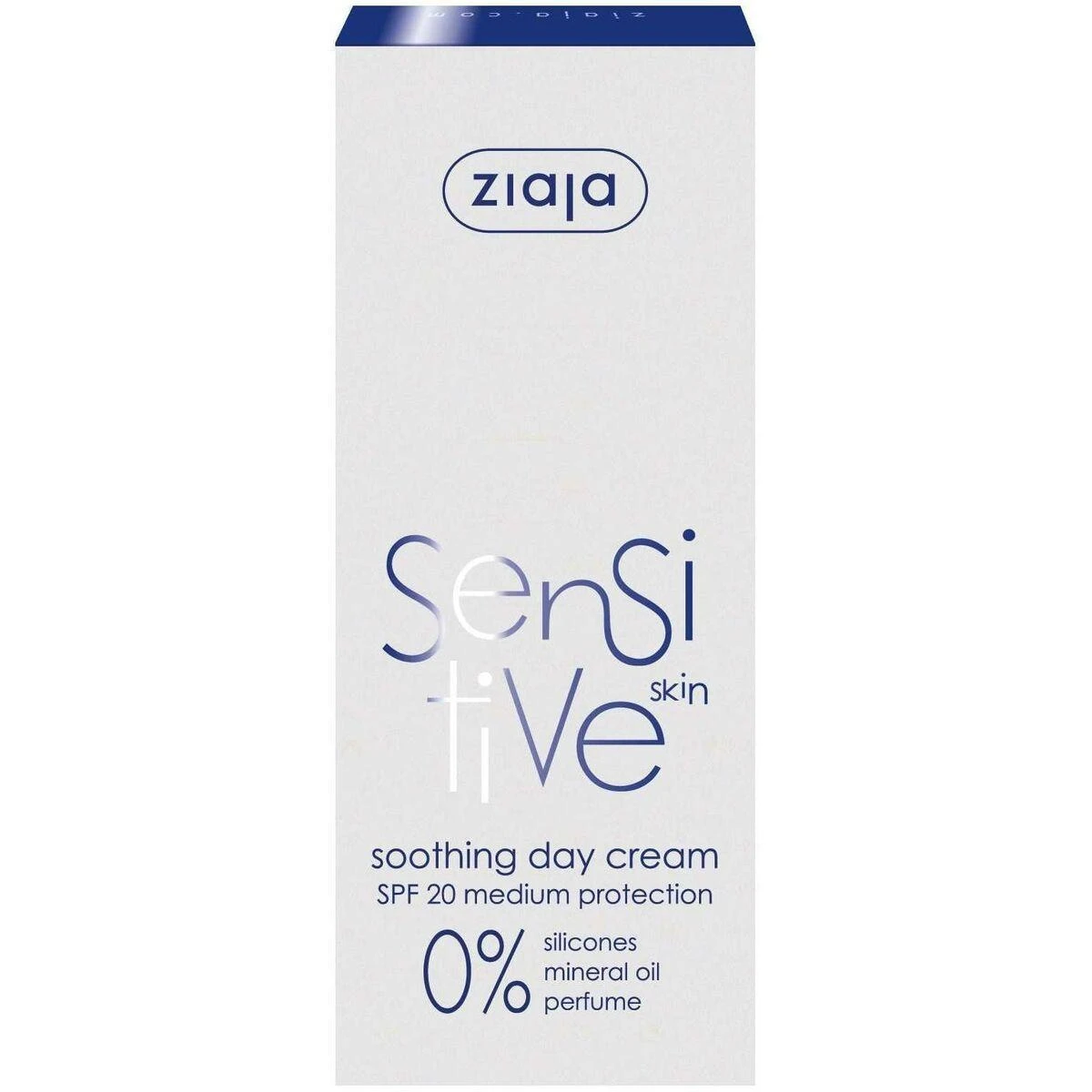 "Ziaja Sensitive" raminamasis dieninis kremas jautriai odai 50ml