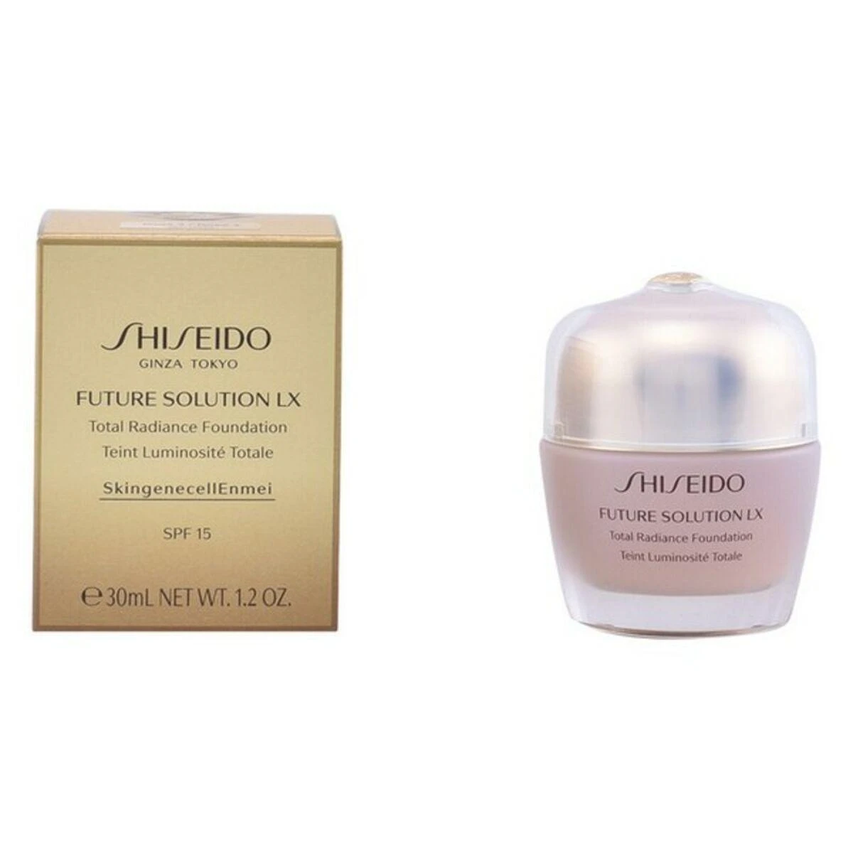 „Shiseido Future Solution LX Radiance“ skystas makiažo pagrindas, SPF 15, 30 ml