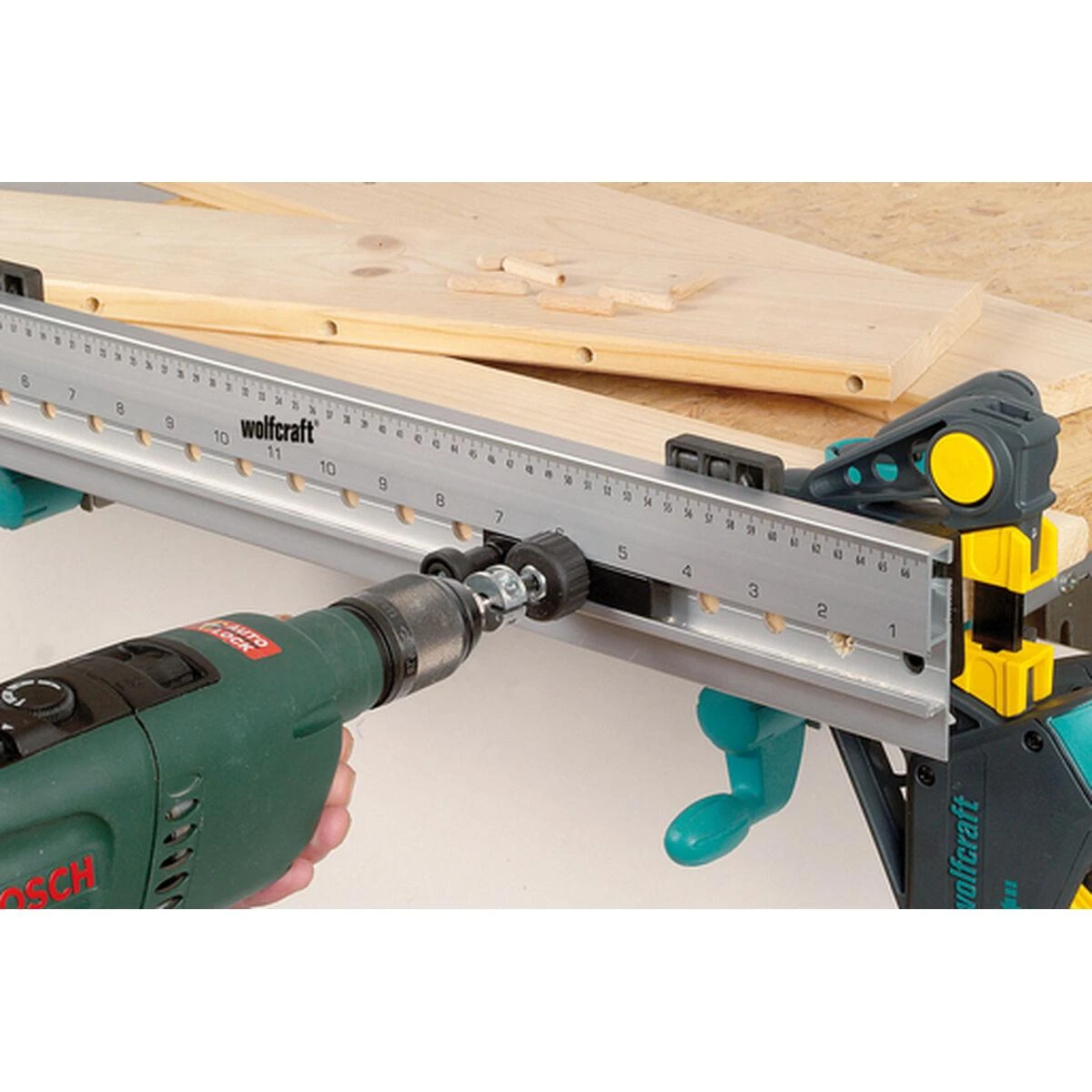 Gręžimo šablonas Wolfcraft 4650000; 600 mm