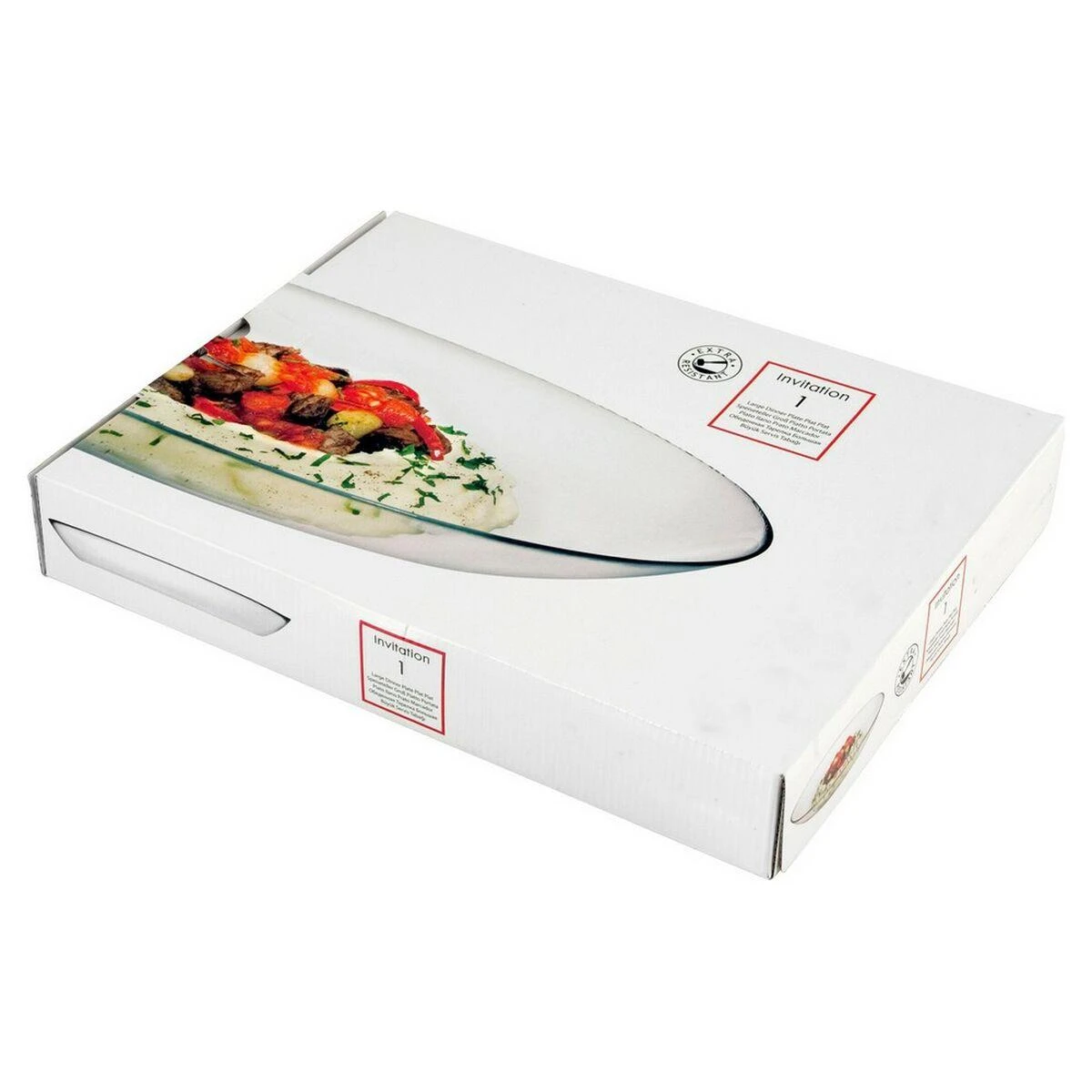 Ovali pakvietimų lėkštė 33 x 25,5 cm PASABAHCE
